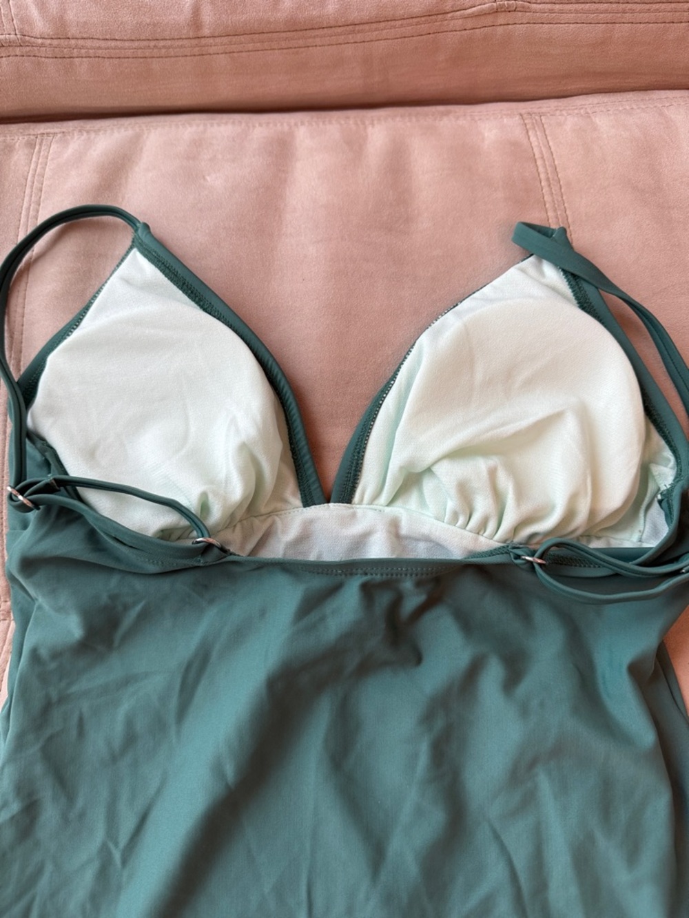 Cupshe Olive Green One Piece Swimsuit Size Small - Picture 4 of 7